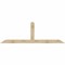 Ekena Millwork Portland Rough Sawn Timber Gable Bracket, Douglas Fir, 108"W x 36"H x 2"D x 6"F, 8/12 Pitch GBW108X36X0206POR00RDF - alternate 1